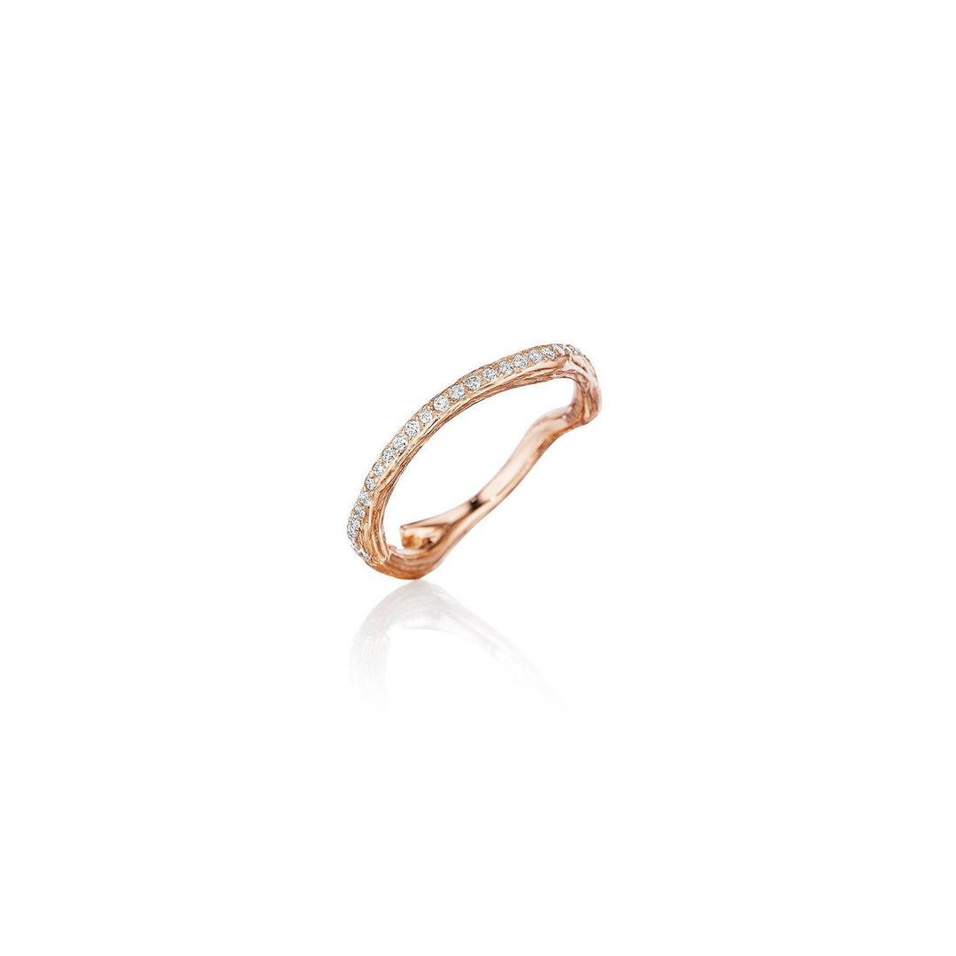 Mimi So Diamond Stackable Ring Rose Gold