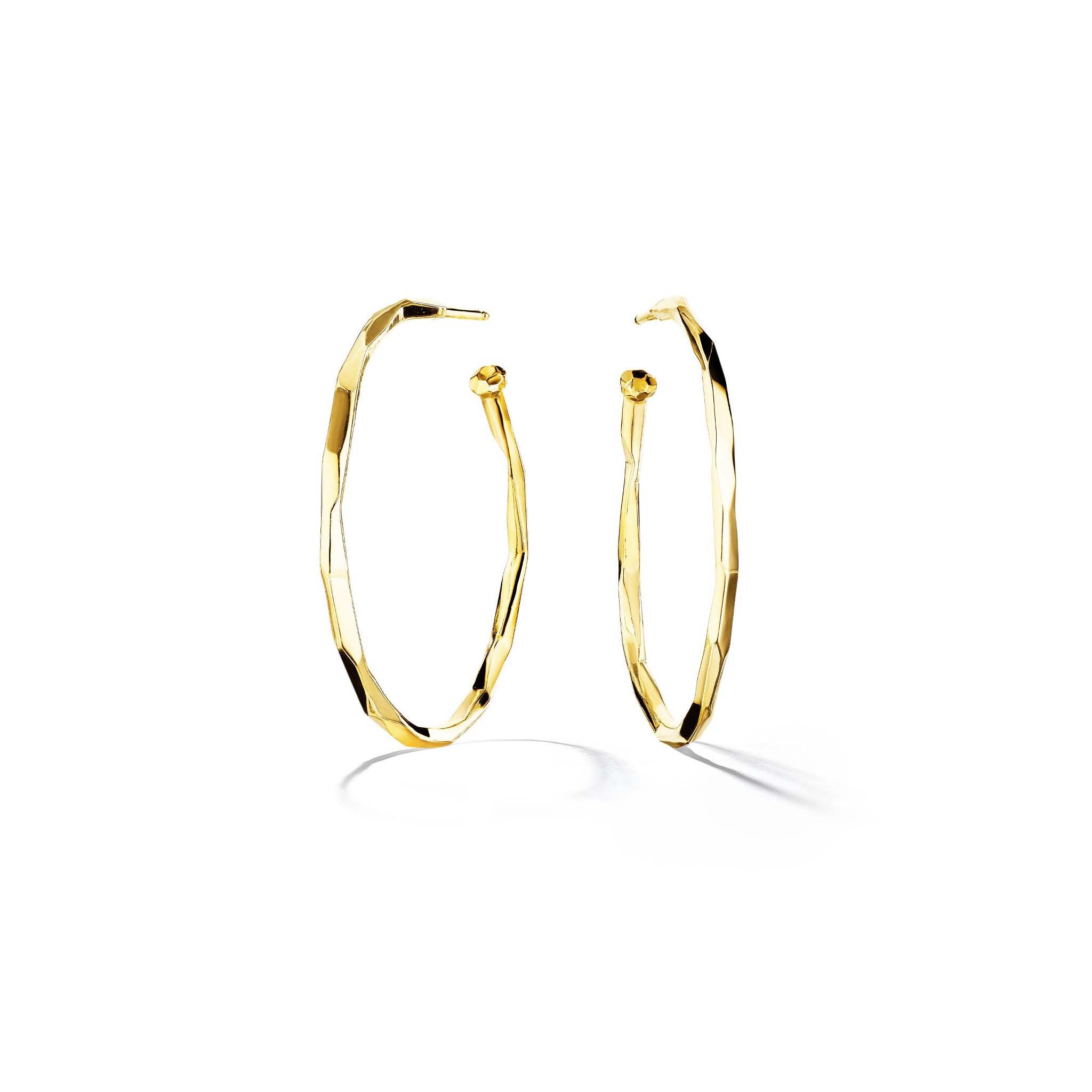 Mimi So Jackson Faceted Hoop Earrings_18k Yellow Gold