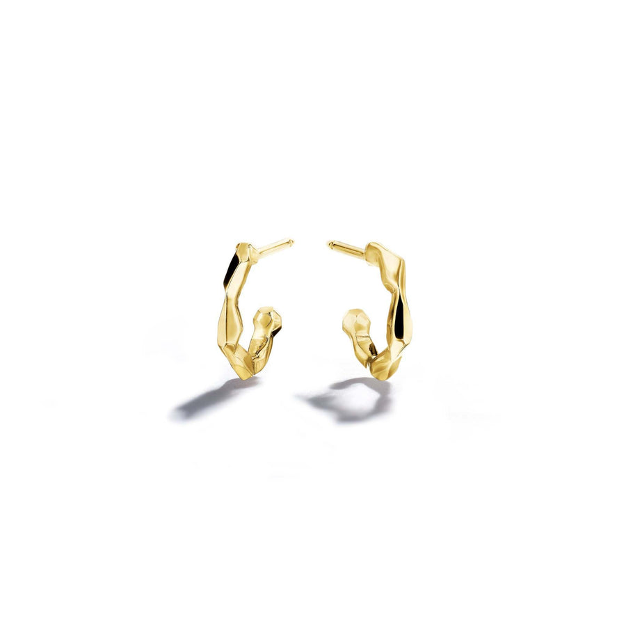 Mimi So Jackson Faceted Hoop Earrings_18k Yellow Gold