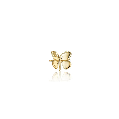Mimi-So-Butterfly-Single-Stud-Earring_18k Yellow Gold