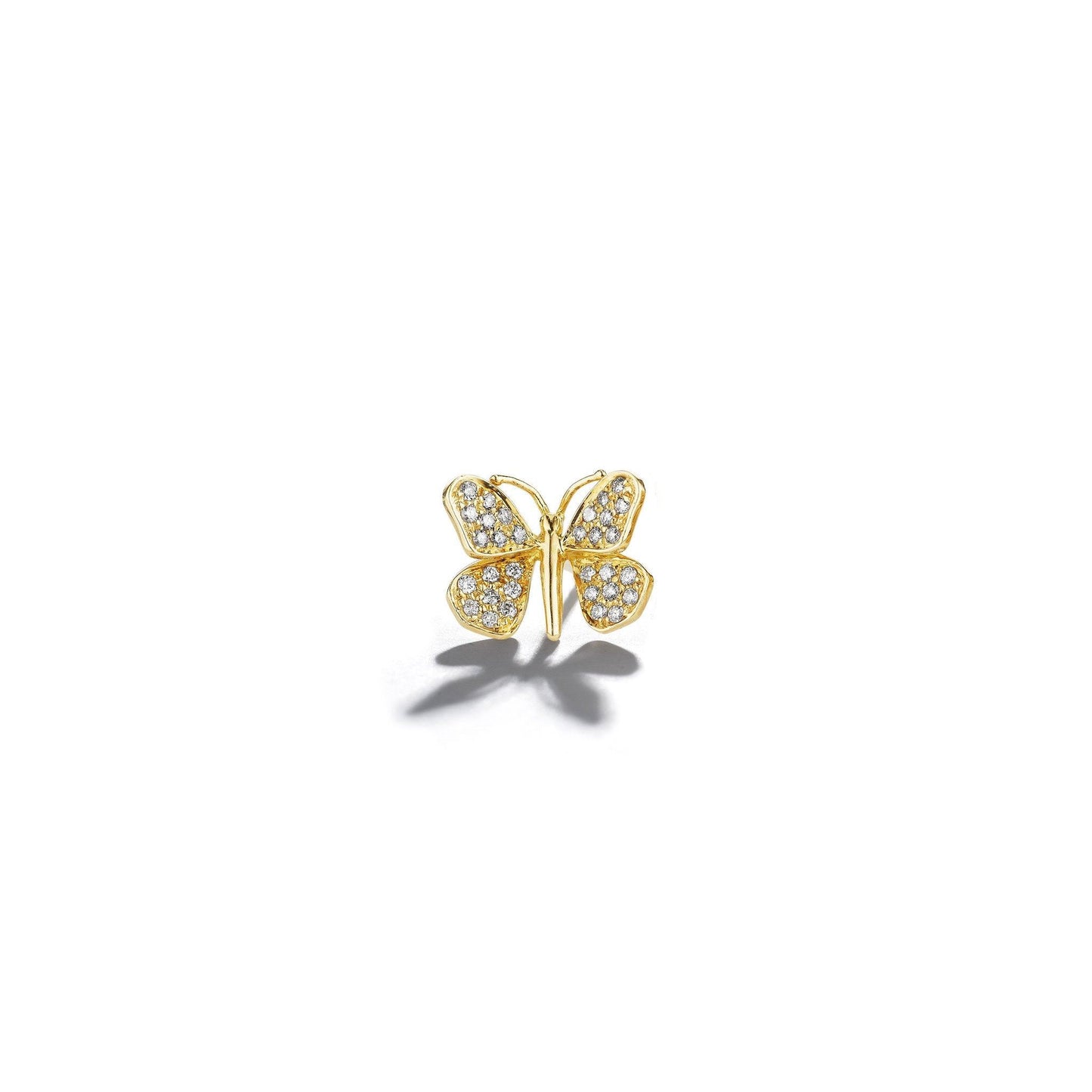 Wonderland-Butterfly-Diamond-Stud_18k Yellow Gold