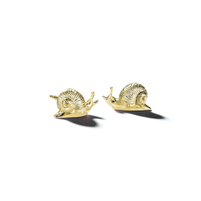 Mimi-So-Wonderland-Snail-Stud-Earrings_18k Yellow Gold