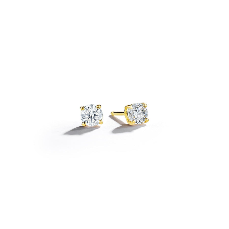 Mimi-So-Round-Diamond-Studs-3mm_18k Yellow Gold