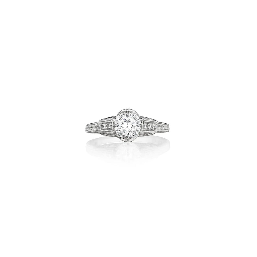 Mimi So Bridal Lafayette Tulip Engagement Ring_Platinum