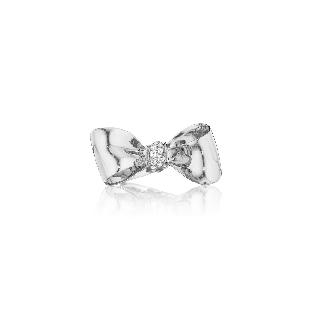 Mimi So Diamond Bow Ring 18k White Gold 