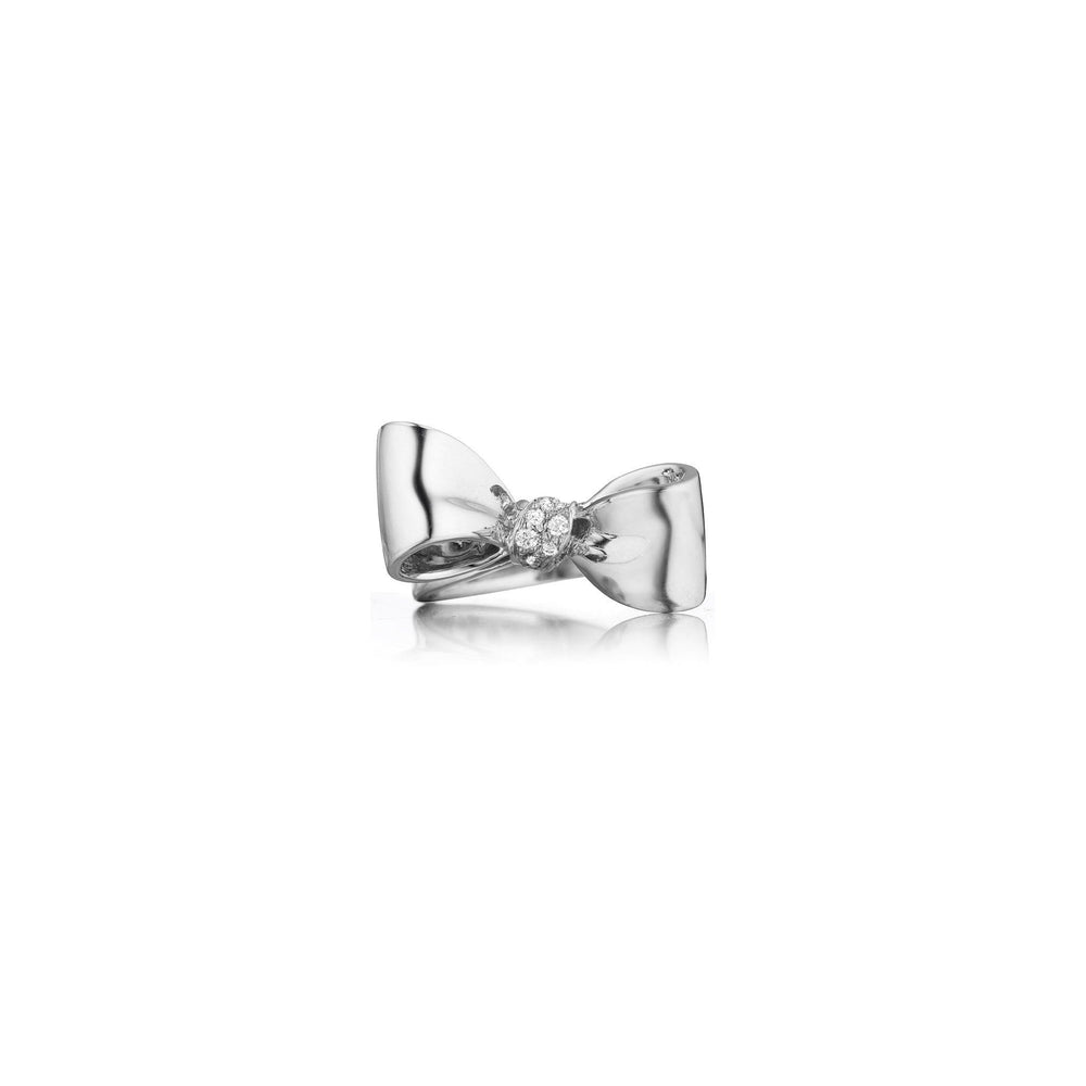 Mimi So Diamond Bow Ring 18k White Gold