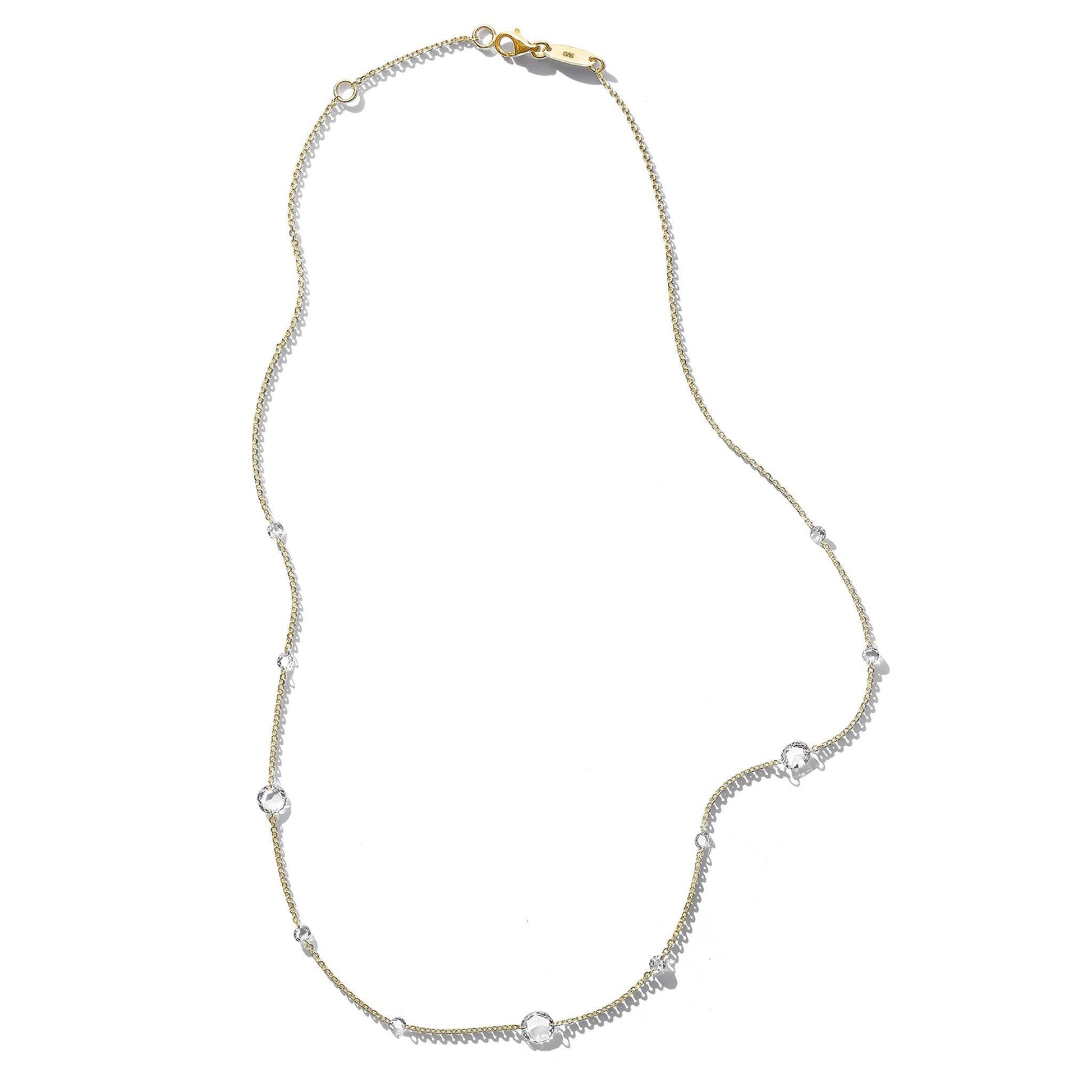 Mimi So Rosette Rose Cut Diamond Necklace_18k Yellow Gold