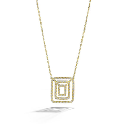 Piece-Square-Swing-Diamond-Necklace_18k Yellow Gold