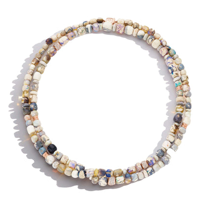 Mimi So Wonderland Pastel Multi-Color Opal Bead Necklace