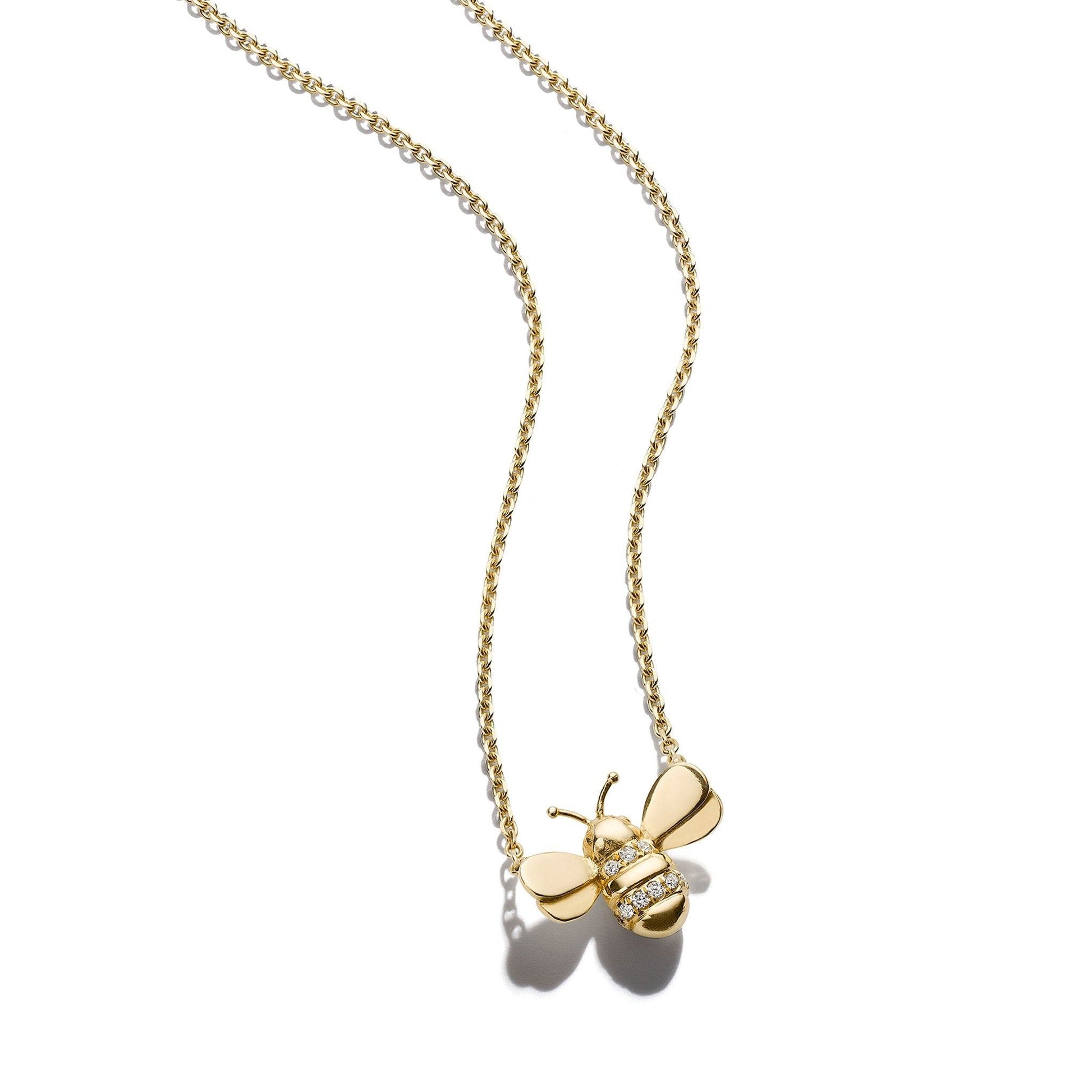 Mimi-So-Wonderland-Bumble-Bee-Necklace_18k Yellow Gold
