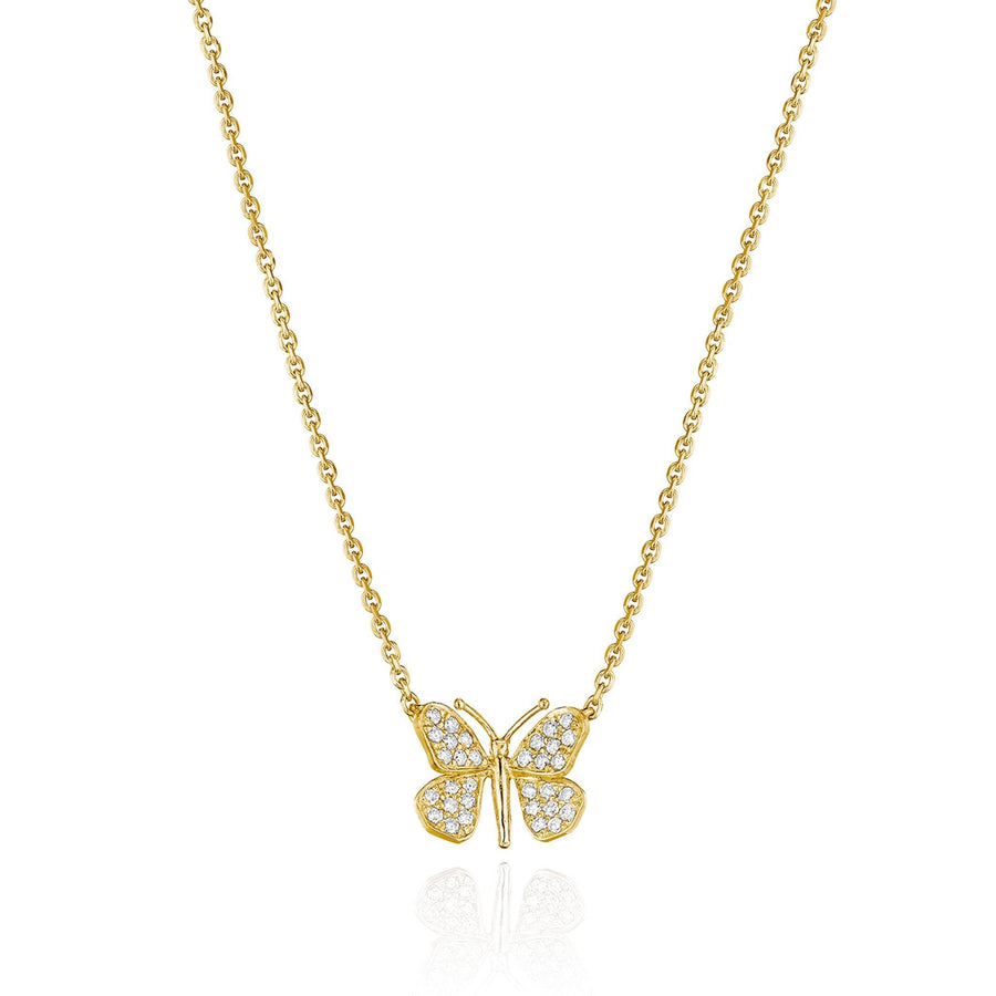 Mimi-So-Wonderland-Butterfly-Diamond-Pendant-Necklace_18k Yellow Gold