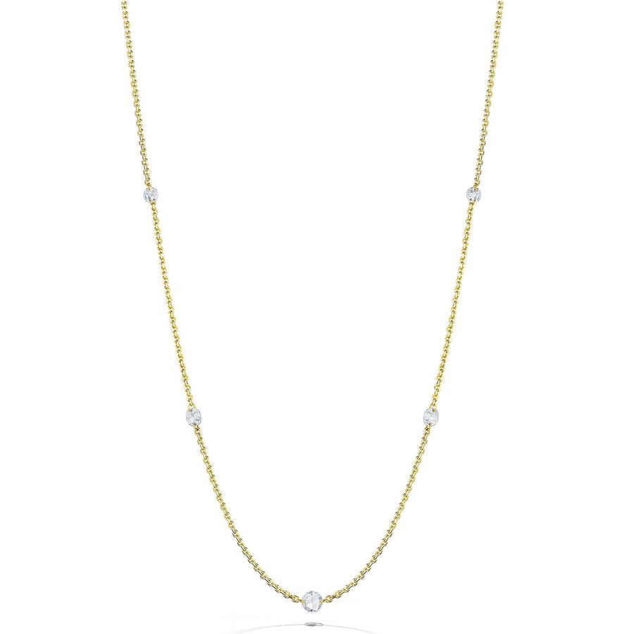 Mimi So Rosette Rose Cut Diamond 5-Station Necklace