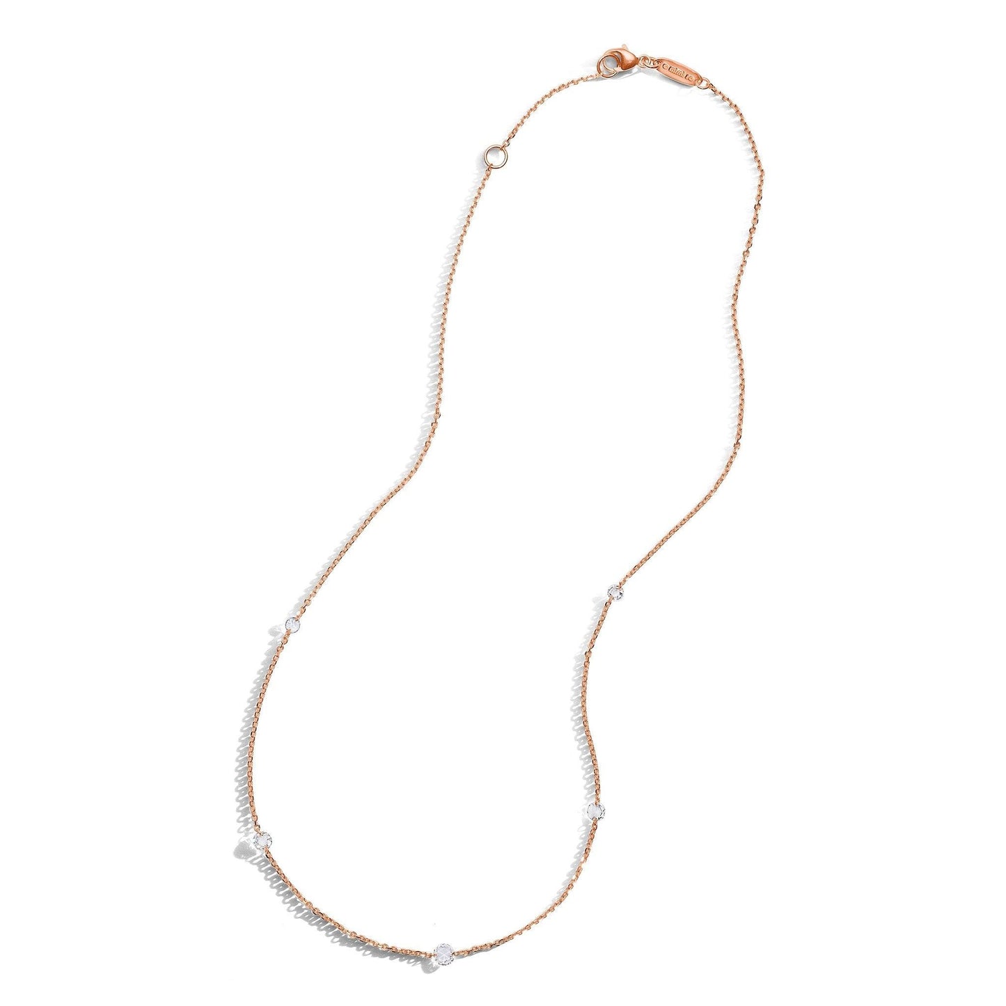 Mimi-Rosette-Necklace-5-Stone_18k Rose Gold