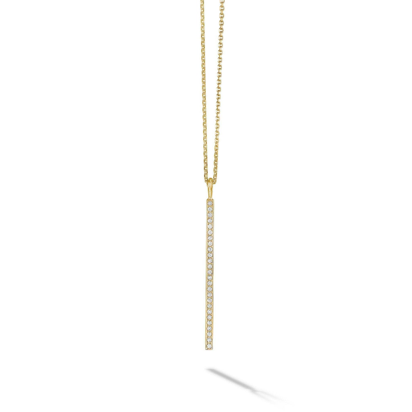 Mimi So Piece Diamond Stick Necklace_18k Yellow Gold