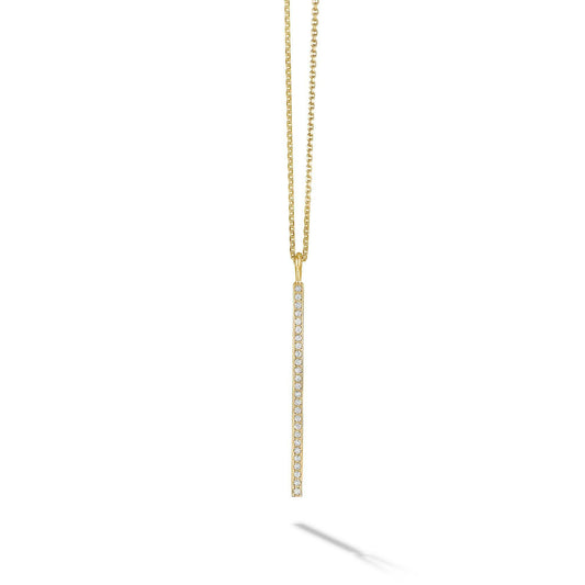 Mimi So Piece Diamond Stick Necklace_18k Yellow Gold