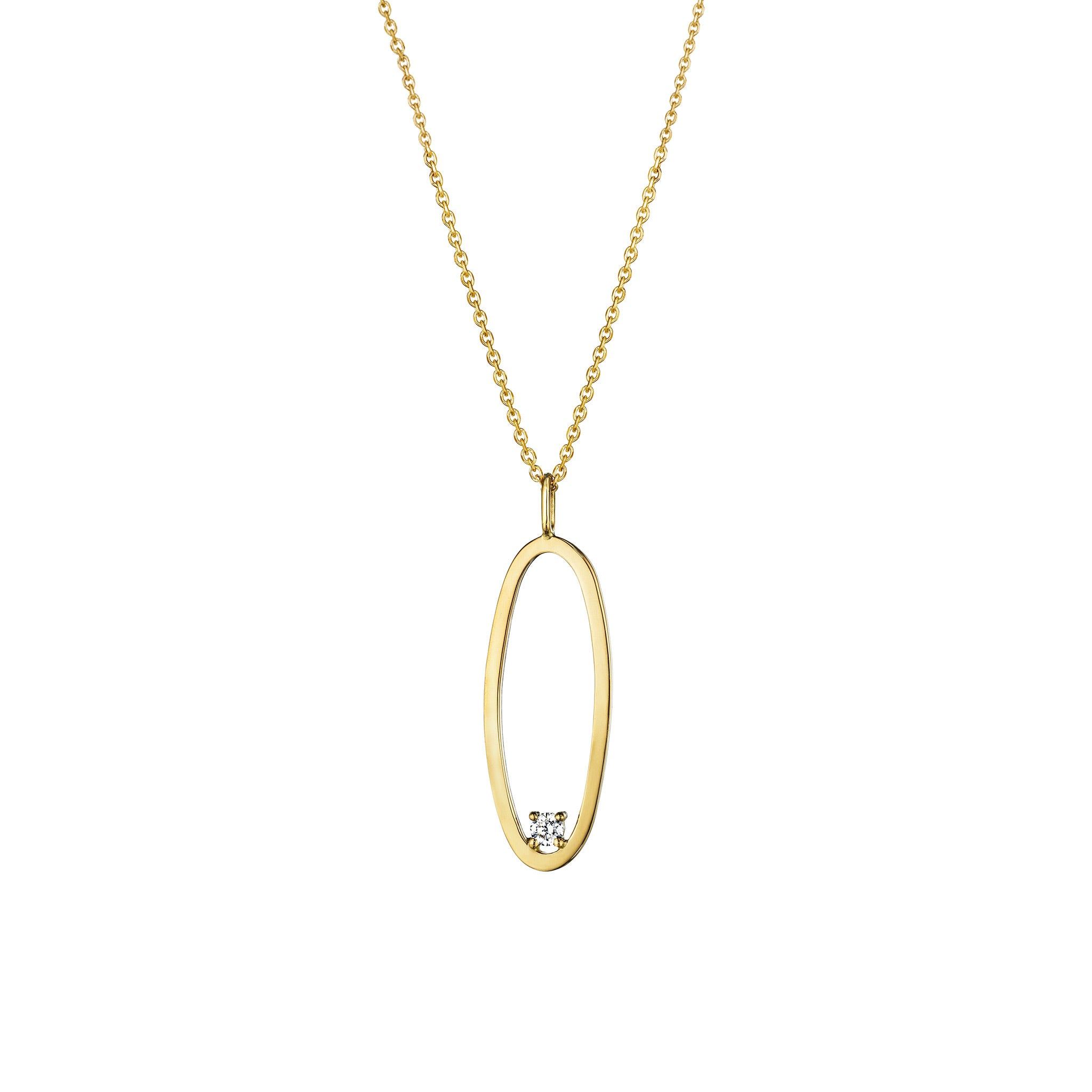 Buy Initial O Pendant Online From Kisna
