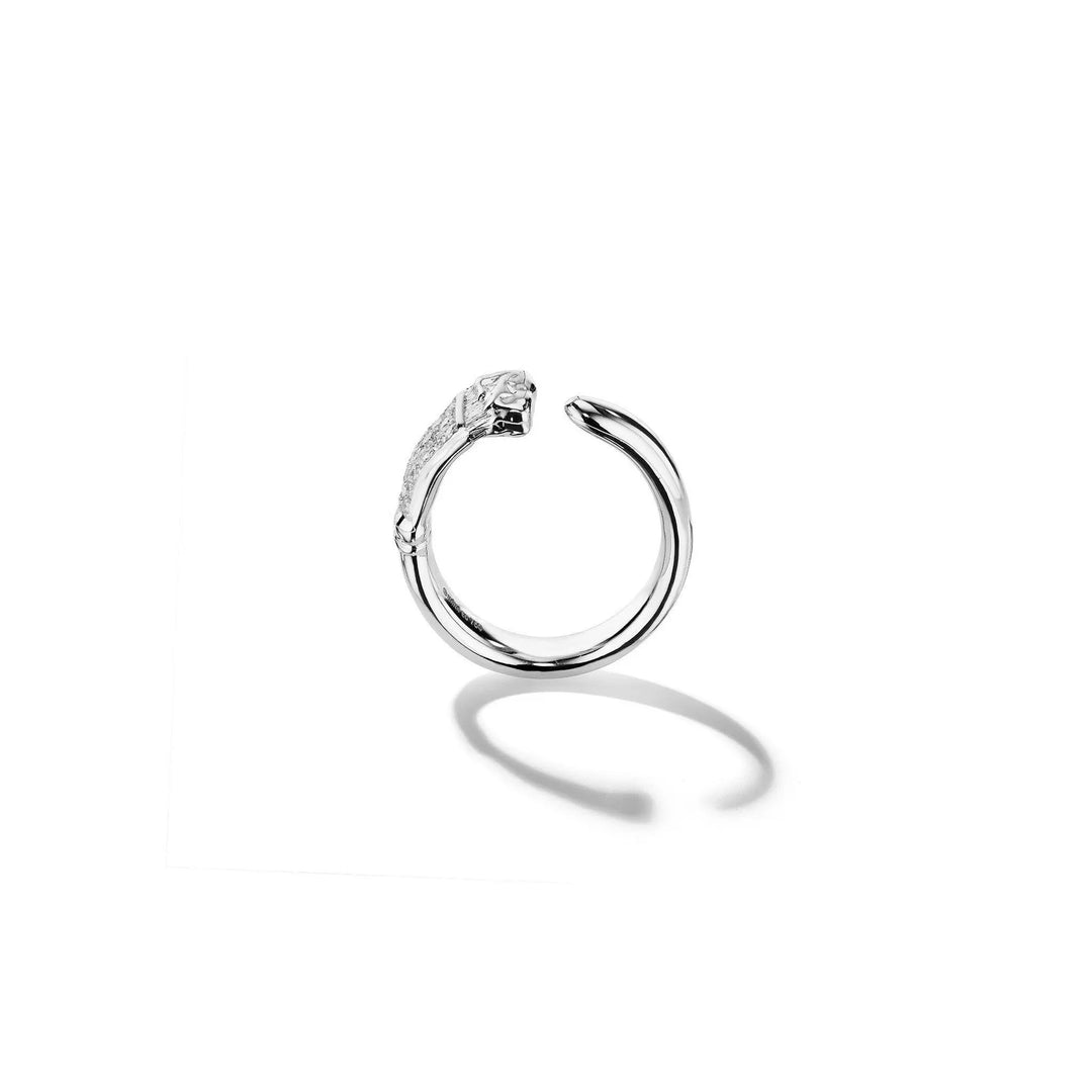 Parsons Brush Diamond Ring 18k White Gold