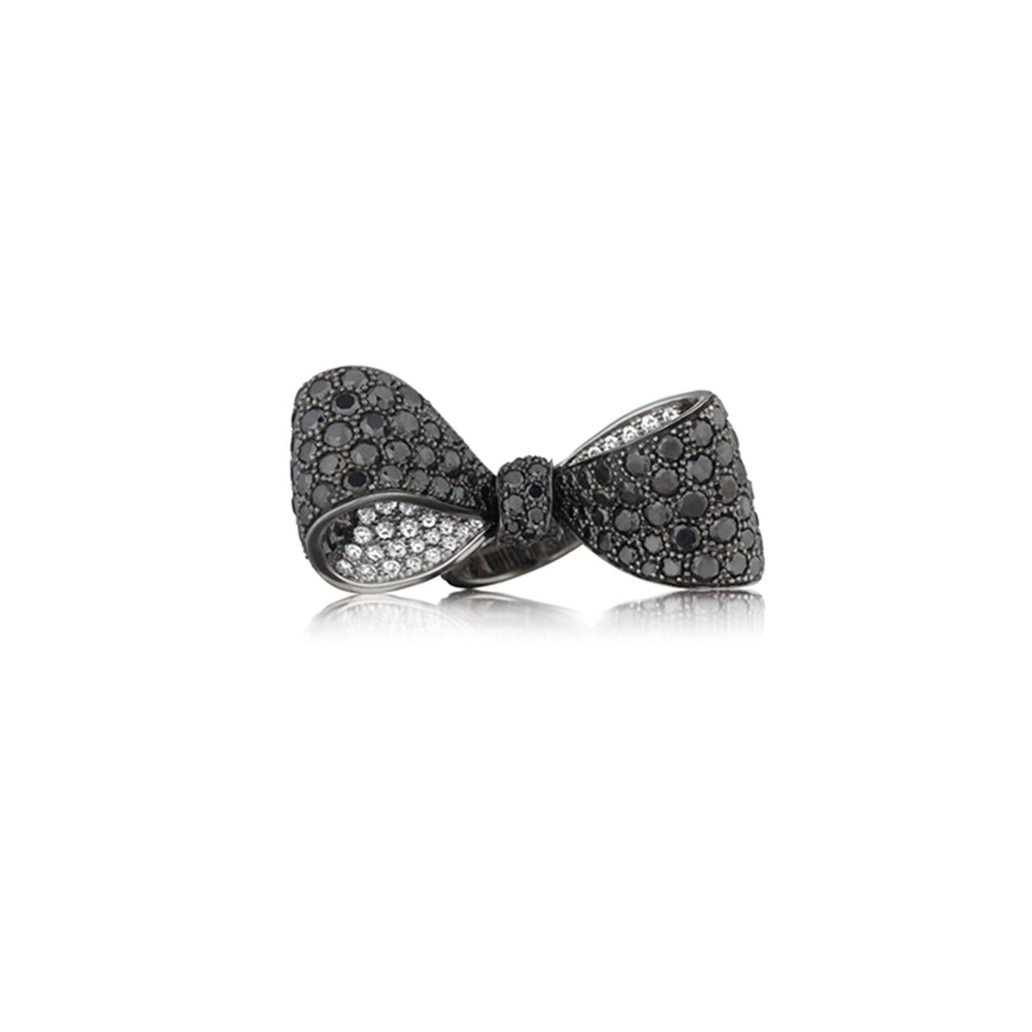 Mimi-So-Bow-Black-Diamond-Ring-Mid_18k White/Black Gold