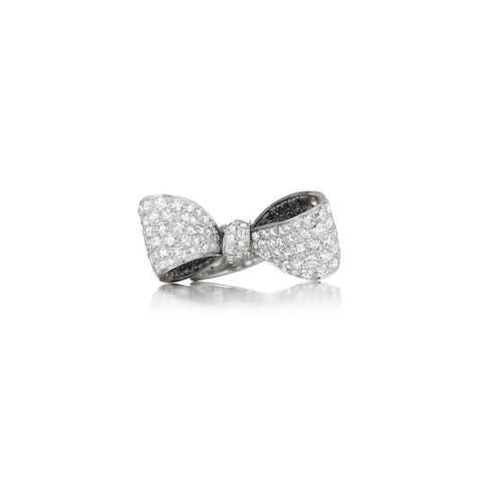 Mimi-So-Black-and-White-Diamond-Bow-Ring_18k White/Black Gold