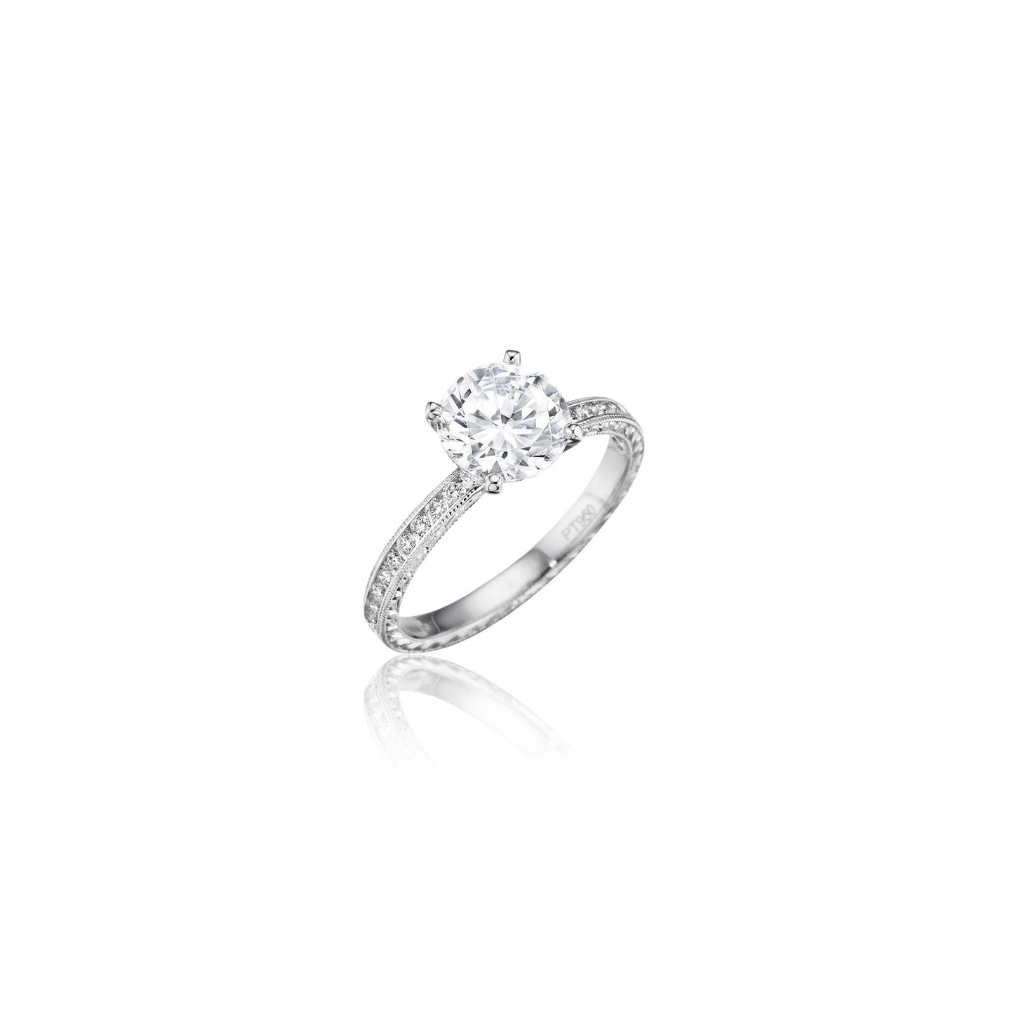 Orchid Channel Set Engagement Ring
