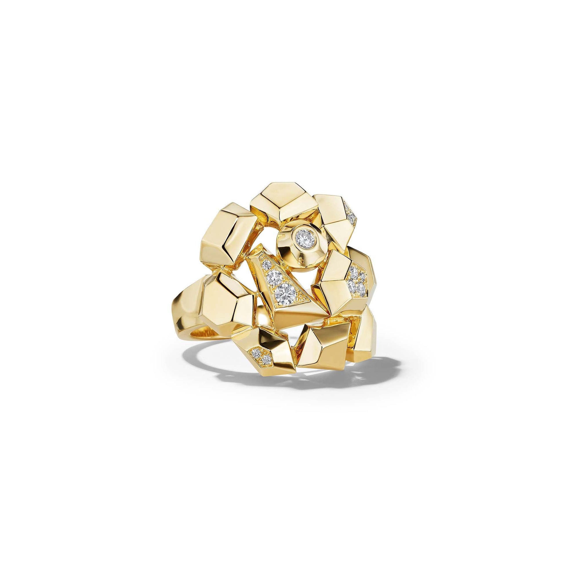 Jackson Faceted Cluster Ring