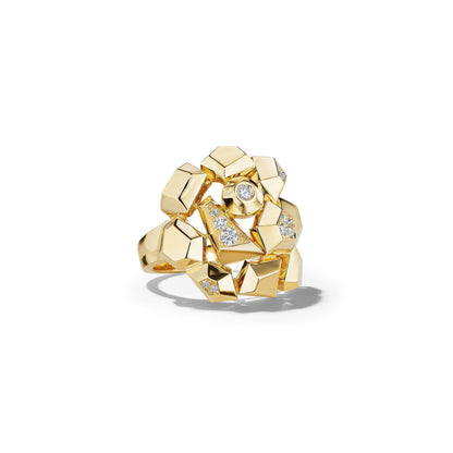 Jackson Faceted Cluster Ring
