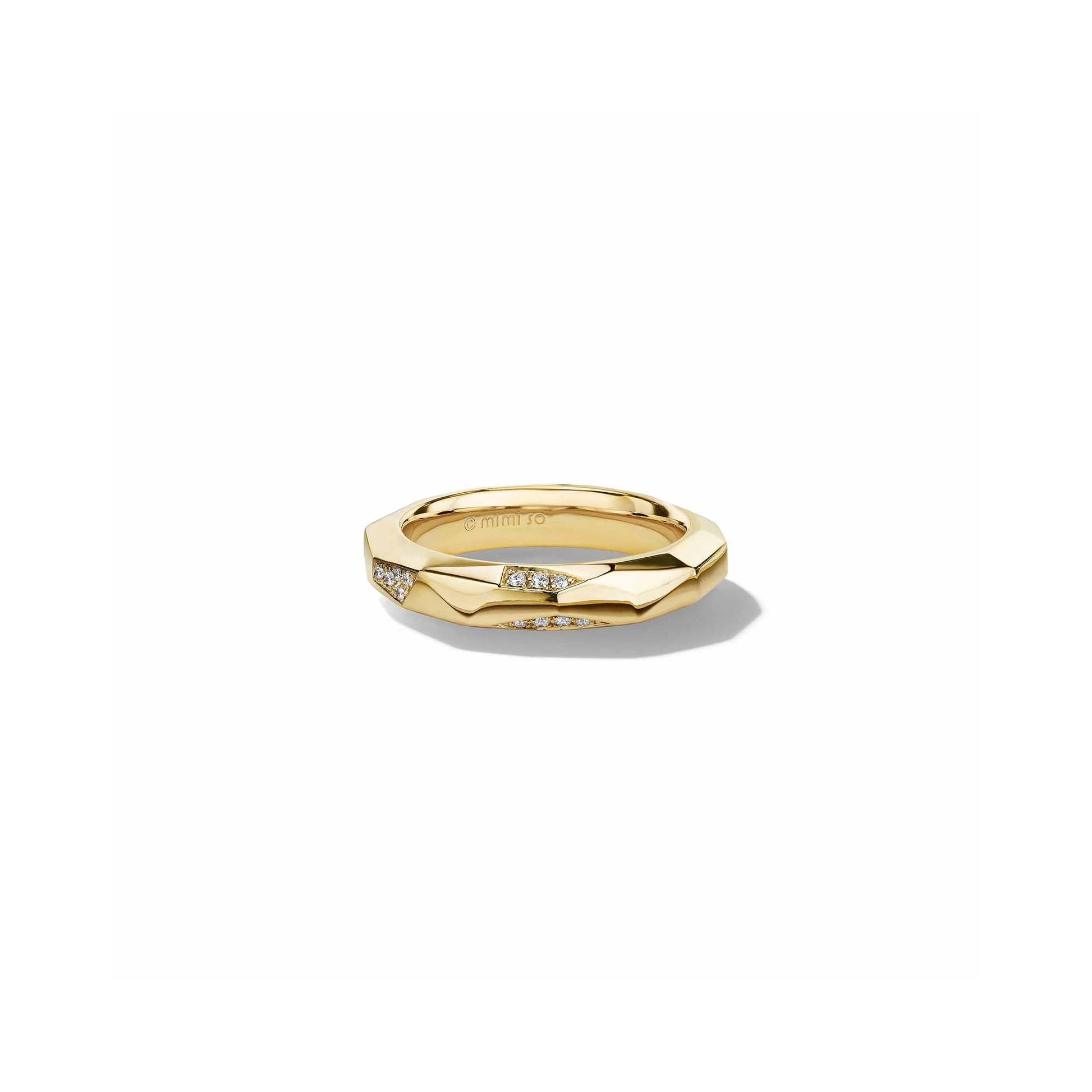Jackson Switch Stackable Diamond Ring_18k Yellow Gold