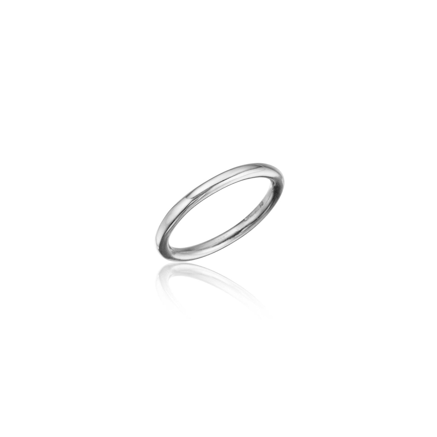 Bond Classic Stackable Band_18k White Gold