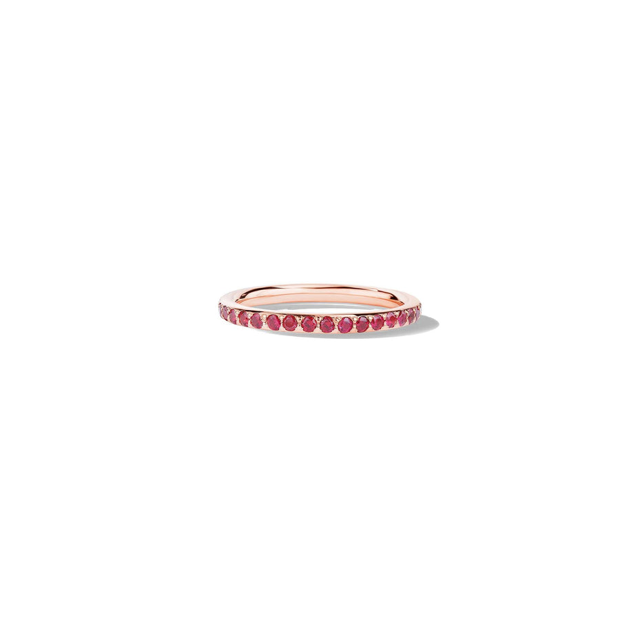 Mimi So Astor Ruby Eternity Band_18k Rose Gold