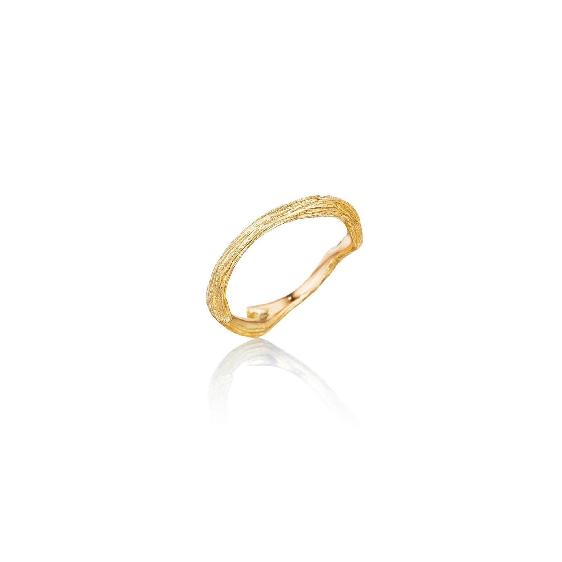 Wonderland-Stackable-Twig-Ring_18k Yellow Gold