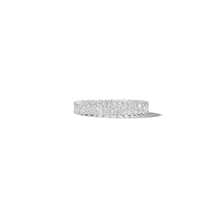 Radiant Cut Diamond Eternity Ring_Platinum