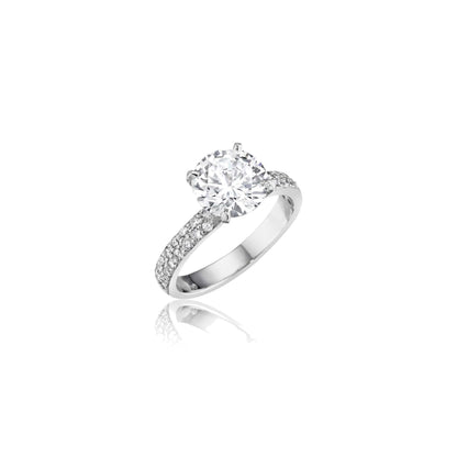 Astor 2-Row Diamond Engagement Ring