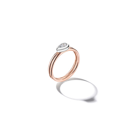 Mimi-So-East/West Pear Diamond Double Band Ring
