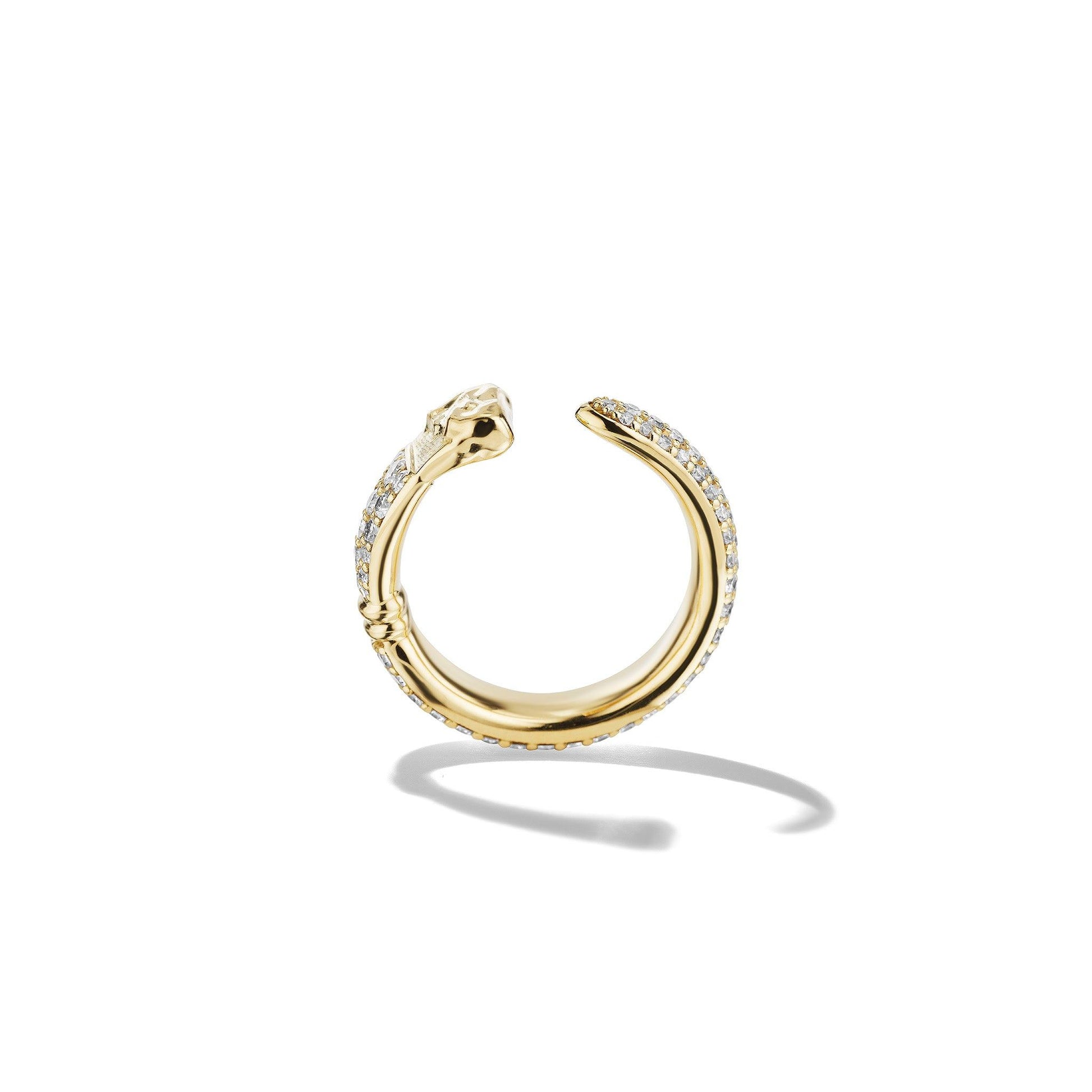 Mimi So Parsons Brush Diamond Eternity Ring – Medium 18k Yellow Gold
