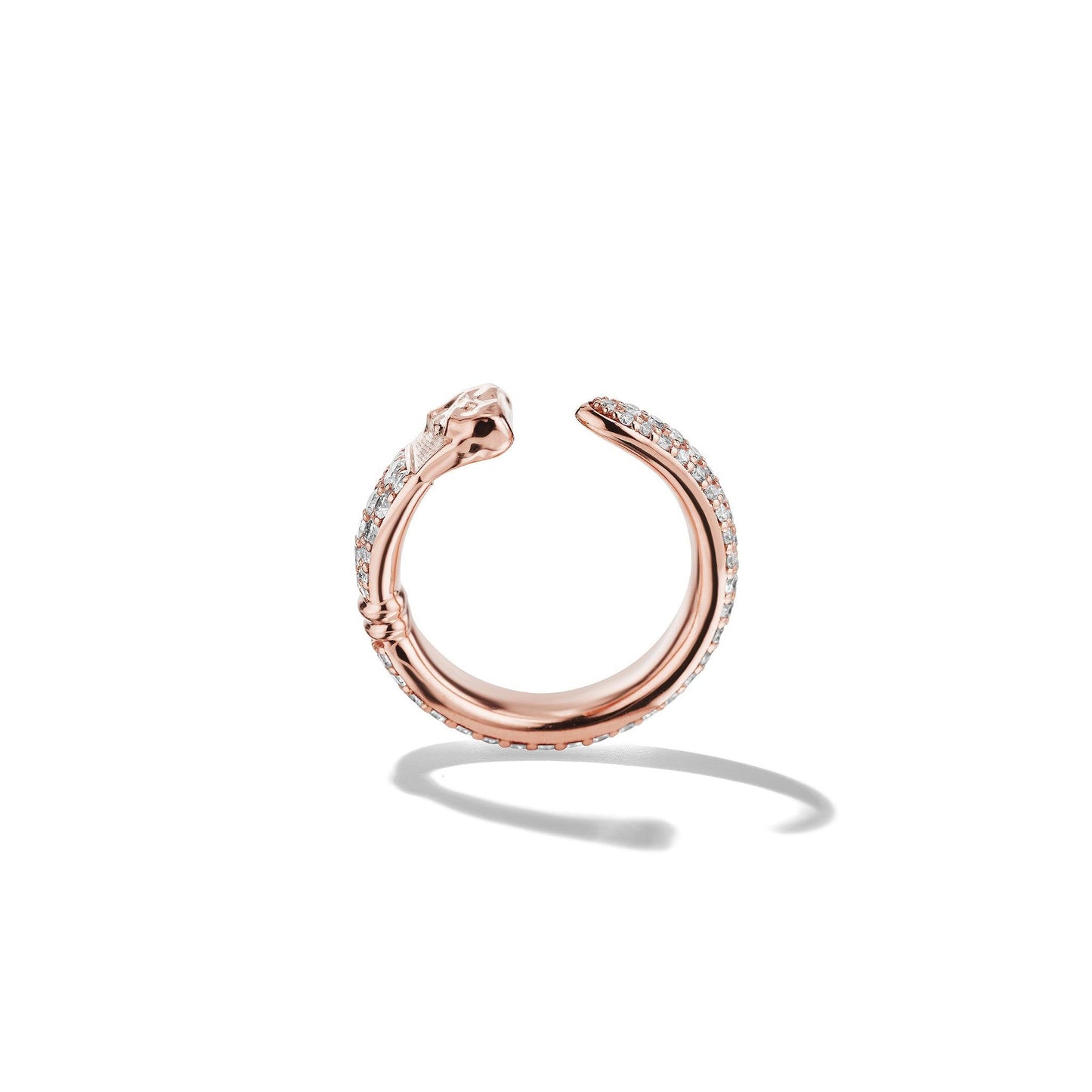 Mimi So Parsons Brush Diamond Eternity Ring – Medium 18k Rose Gold