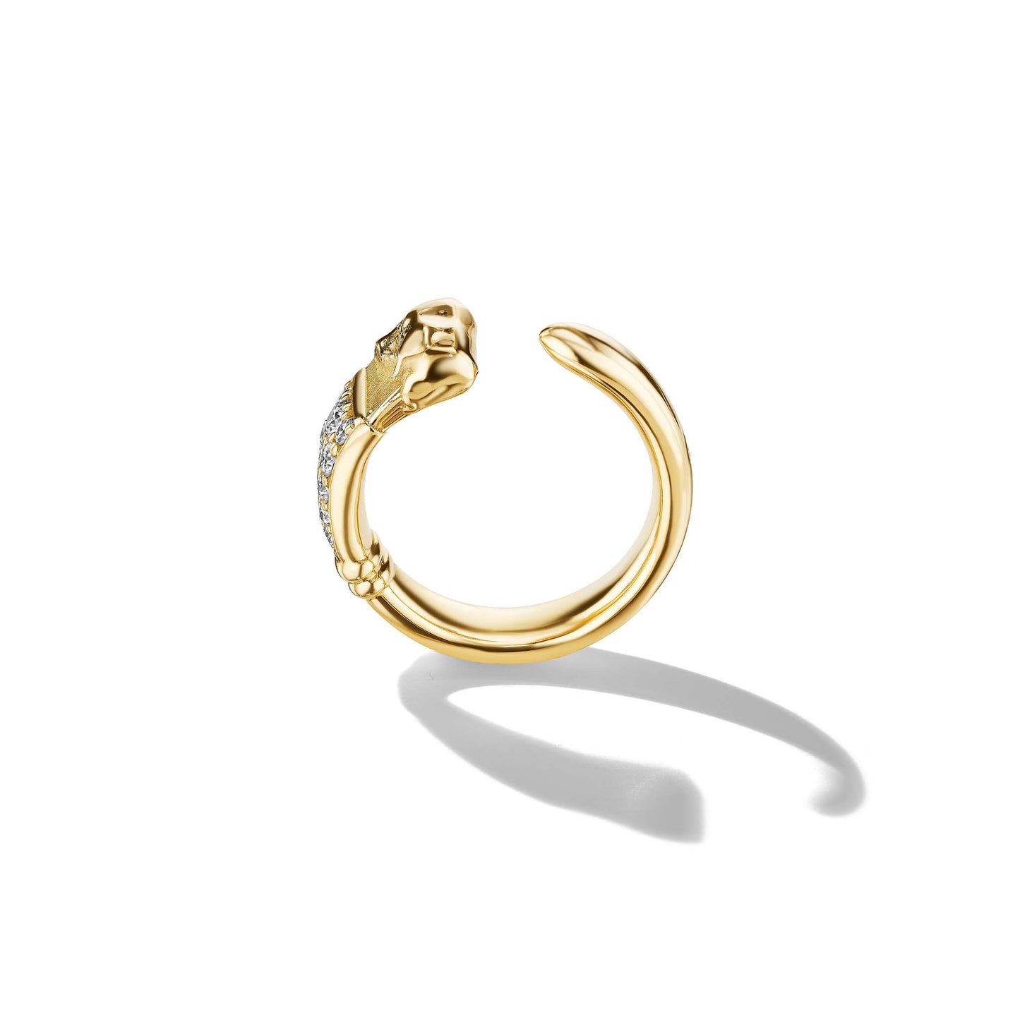 Mimi So Parsons Brush Diamond Ring – Large 18k Yellow Gold