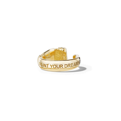 Mimi So Parsons Brush Diamond Ring – Large 18k Yellow Gold