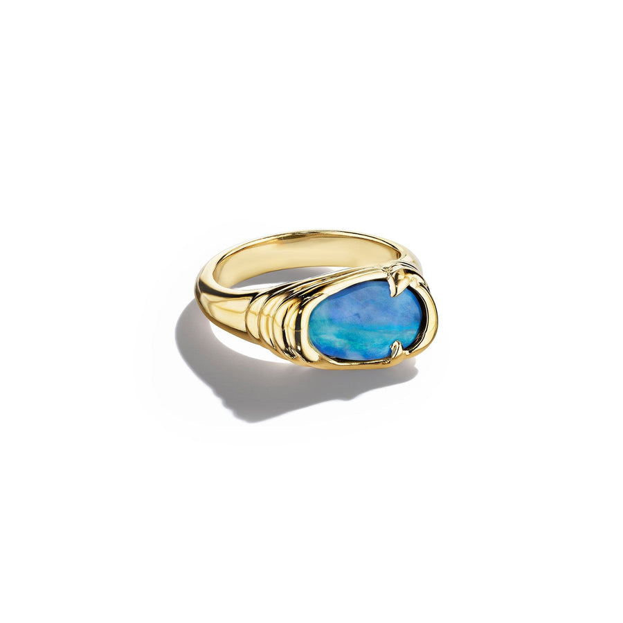 Mimi So ZoZo Boulder Opal Ring_18k Yellow Gold