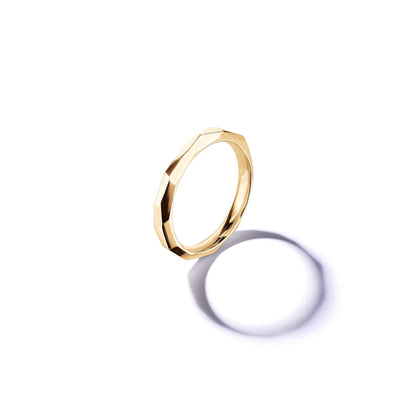 Mimi So Jackson Switch Faceted Ring – 3mm - 18k Yellow Gold