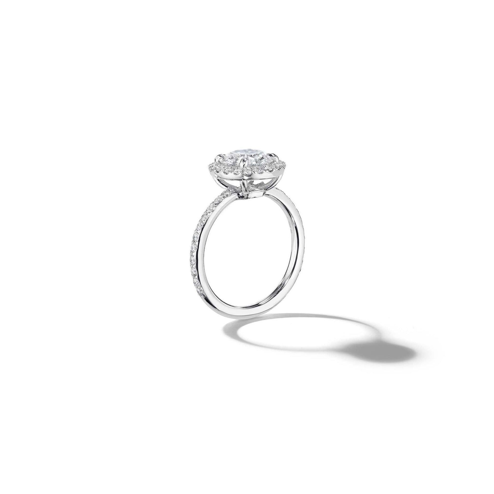Astor Diamond Halo Engagement Ring