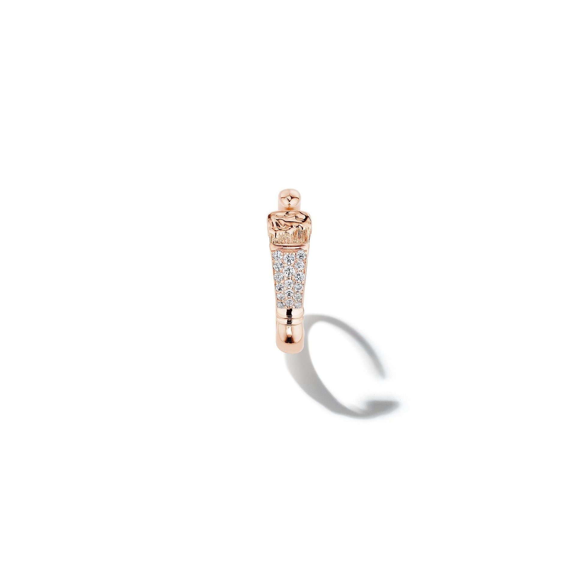 Parsons Brush Diamond Ring 18k Rose Gold
