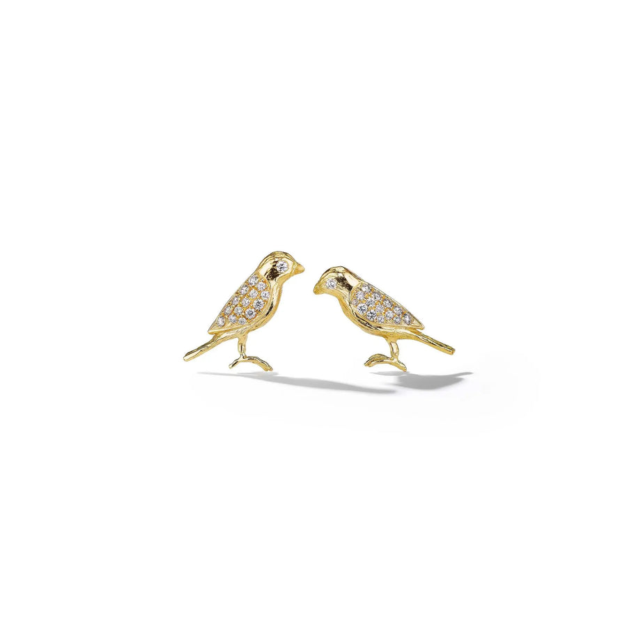 Mimi-So-Lovebird-Diamond-Studs_18k Yellow Gold