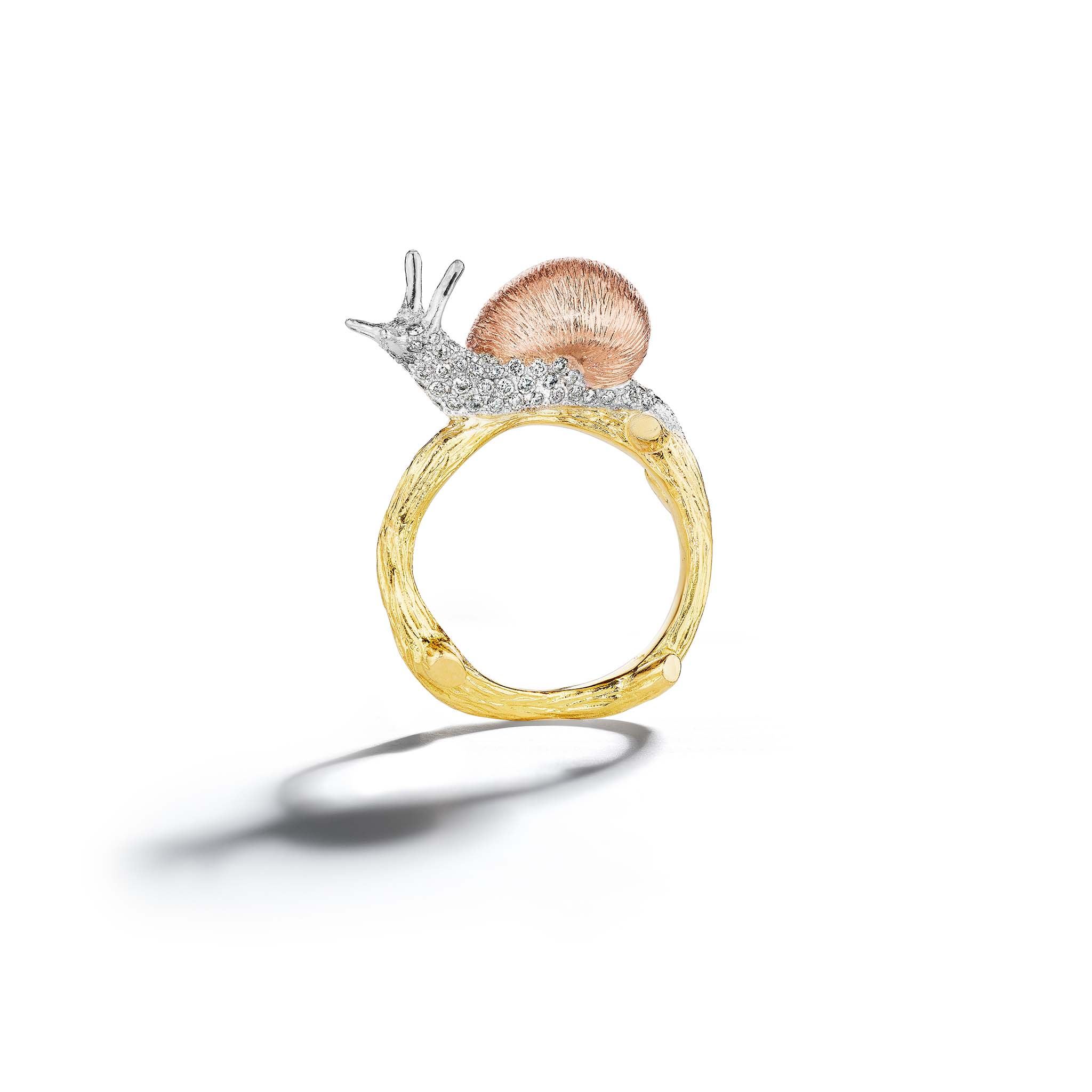 Wonderland Snail Diamond Ring